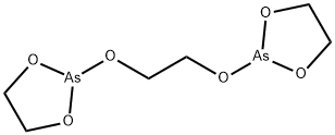 2,2'-[ethylenebis(oxy)]bis[1,3,2-dioxarsolane] Structure