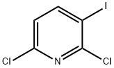 2,6-ジクロロ-3-ヨードピリジン 塩化物 ヨウ化物 化学構造式