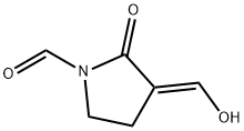 1-Pyrrolidinecarboxaldehyde, 3-(hydroxymethylene)-2-oxo-, (E)- (9CI)|