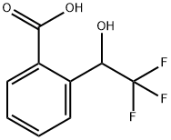 Benzoic acid, 2-(2,2,2-trifluoro-1-hydroxyethyl)- (9CI) Structure