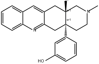 (3-HYDROXYPHENYL)-1,2,3,4,4A,5,12,12AA-OCTAHYDROQUINOLINO[2,3,3-G]ISOQUINOLINE DIHYDROBROMIDE 结构式