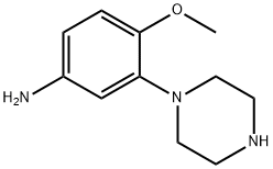 1-(5-AMINO-2-METHOXYPHENYL)PIPERAZINE,148546-90-1,结构式