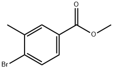 4-溴-3-甲基苯甲酸甲酯, 148547-19-7, 结构式