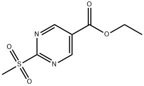 ETHYL 2-(METHYLSULFONYL)PYRIMIDINE-5-CARBOXYLATE price.