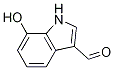 1H-Indole-3-carboxaldehyde, 7-hydroxy- 化学構造式