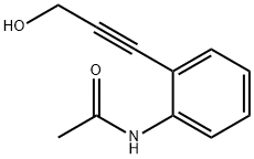 Acetamide,  N-[2-(3-hydroxy-1-propynyl)phenyl]-  (9CI) Struktur