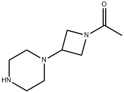 1-(3-(piperazin-1-yl)azetidin-1-yl)ethanone, 1485904-69-5, 结构式