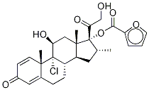 21-Hydroxy DeschloroMoMetasone Furoate (IMpurity) Structure
