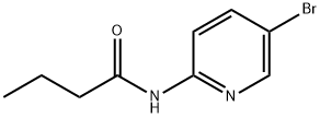 N-(5-溴吡啶-2-基)丁酰胺 结构式