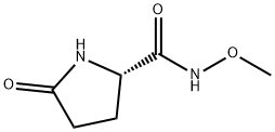 2-Pyrrolidinecarboxamide,N-methoxy-5-oxo-,(S)-(9CI) Structure