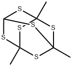 1,3,5-Trimethyl-2,4,6,8,9,10-hexathiaadamantane Structure