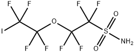 1,1,2,2-TETRAFLUORO-2-(1,1,2,2-TETRAFLUORO-2-IODOETHOXY)-ETHANESULFONAMIDE Structure