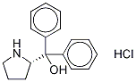 α,α-Diphenyl-L-prolinol Hydrochloride 化学構造式