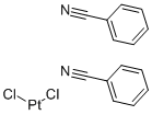 ジクロロビス(ベンゾニトリル)白金(II) 化学構造式