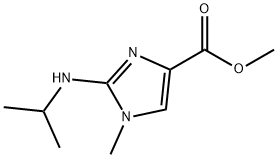 1H-Imidazole-4-carboxylicacid,1-methyl-2-[(1-methylethyl)amino]-,methyl 结构式