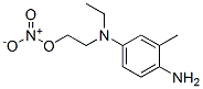 2-(4-氨基-N-乙基-M-甲苯氨基)乙醇硝酸酯 结构式