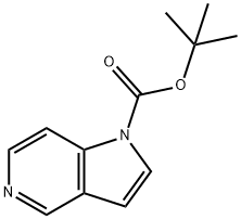 1-Boc-1H-pyrrolo[3,2-c]pyridine Structure