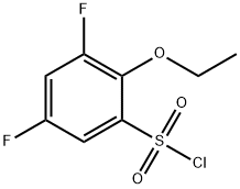 2-Ethoxy-3,5-difluorobenzenesulfonylchloride Struktur