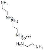 tris(ethylenediamine)cobalt(III) Structure