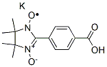 2-4-羧苯基四甲基咪唑烷-1-氧-3-氧化物 结构式