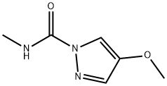 1H-Pyrazole-1-carboxamide,  4-methoxy-N-methyl- Structure