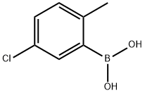 5-CHLORO-2-METHYLPHENYLBORONIC ACID Struktur