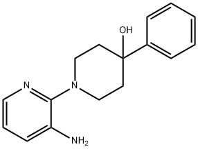 1-(3-Amino-2-pyridinyl)-4-phenyl-4-piperidinol Structure