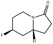 3(2H)-Indolizinone,7-fluorohexahydro-,cis-(9CI) Struktur