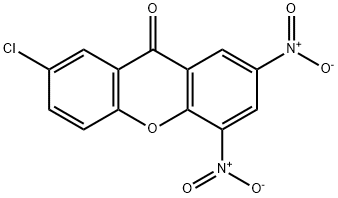 7-Chloro-2,4-dinitroxanthen-9-one,148877-20-7,结构式