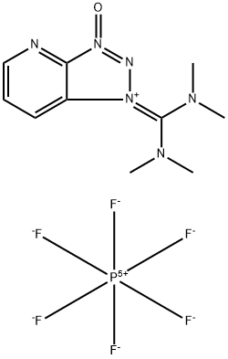N,N,N′,N′-四甲基-O-(7-氮杂苯并三唑-1-基)六氟磷酸脲,148893-10-1,结构式