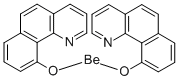 Bis(10-hydroxybenzo[h]quinolinato)beryllium Structure