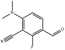 3-CYANO-4-DIMETHYLAMINO-2-FLUOROBENZALDEHYDE|6-二甲氨基-2-氟-3-甲酰苯甲腈