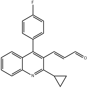 (E)-3-[2-Cyclopropyl-4-(4-fluorophenyl)-3-quinolinyl-2-propenal|(E)-3-[2-环丙基-4-(4-氟苯基)-3-喹啉-2-丙烯醛