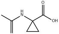 Cyclopropanecarboxylic acid, 1-[(1-methylethenyl)amino]- (9CI) Structure