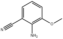 2-Amino-3-methoxybenzonitrile 化学構造式