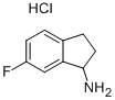 6-FLUORO-INDAN-1-YLAMINE HYDROCHLORIDE Structure