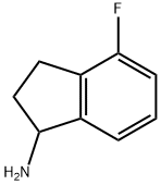 4-FLUORO-INDAN-1-YLAMINE HYDROCHLORIDE Structure