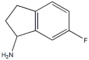 6-氟-2,3-二氢-1H-茚-1-胺 结构式