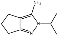 2-ethyl-2,4,5,6-tetrahydrocyclopenta[c]pyrazol-3-aMine 化学構造式
