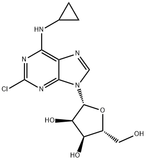 Adenosine, 2-chloro-N-cyclopropyl-|