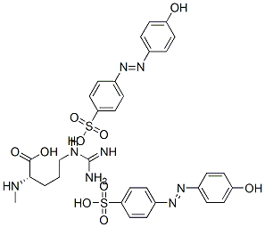 monomethylarginine di-(4-hydroxyazobenzene-4'-sulfonate)|