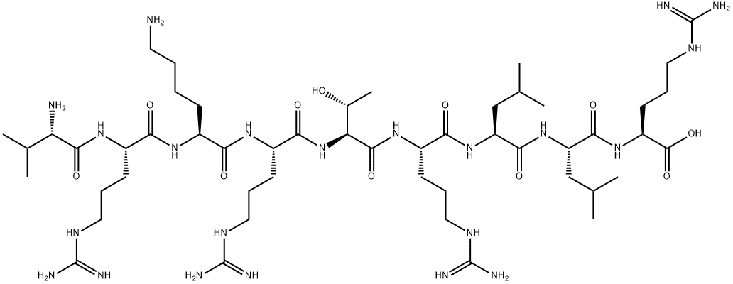valyl-arginyl-lysyl-arginyl-threonyl-arginyl-leucyl-leucyl-arginine Structure