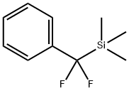 (Trimethylsilyldifluoromethyl)benzene 结构式