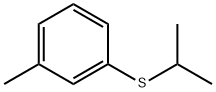 Sulfide, isopropyl m-tolyl 结构式