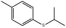 Isopropyl 4-methylphenyl sulfide Struktur