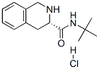 (S)-N-TERT-BUTYL-1,2,3,4-TETRAHYDROISOQUINOLINE-3-CARBOXAMIDE HYDROCHLORIDE Structure