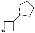 Pyrrolidine, 1-(3-azetidinyl)- (9CI) Structure