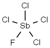 ANTIMONY TETRACHLOROMONOFLUORIDE,14913-58-7,结构式