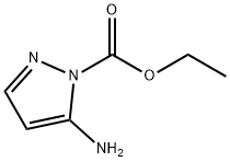 1H-Pyrazole-1-carboxylicacid,5-amino-,ethylester(9CI) 结构式