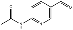 N-(5-甲酰基吡啶-2-基)乙酰胺 结构式